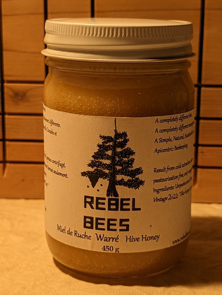 RebelBees 2022 Honey - Jar of 450 g - Copyrights RebelBees 2024