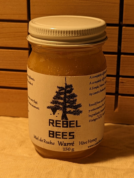 RebelBees Honey 2022 - Jar of 150 g - Copyrights RebelBees 2024