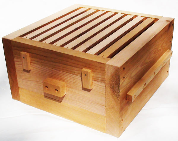 Warré Hive Box with Window - Copyrights RebelBees 2016