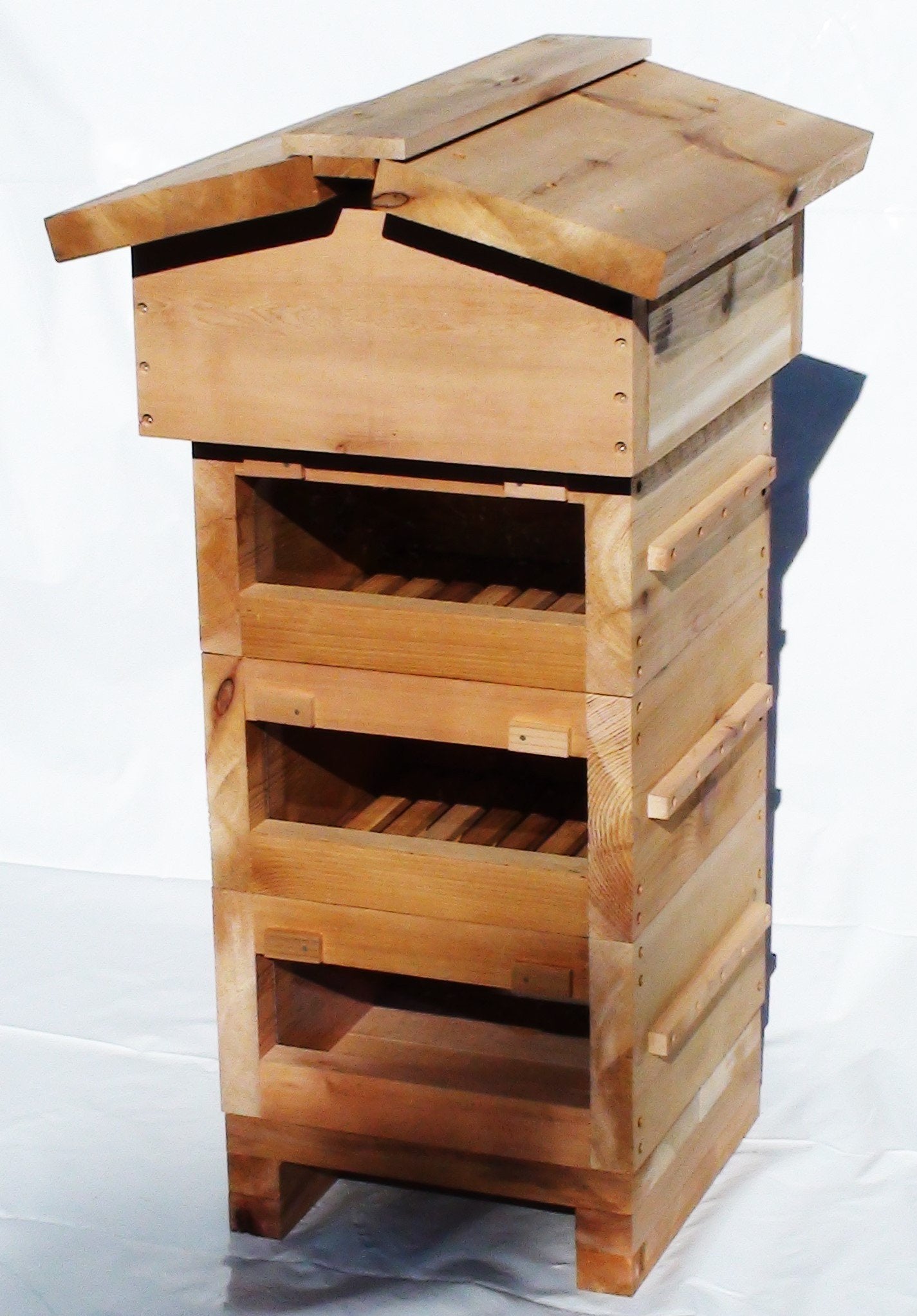 Warré Complete Hive With Windows / Ruche Complète Vitrée