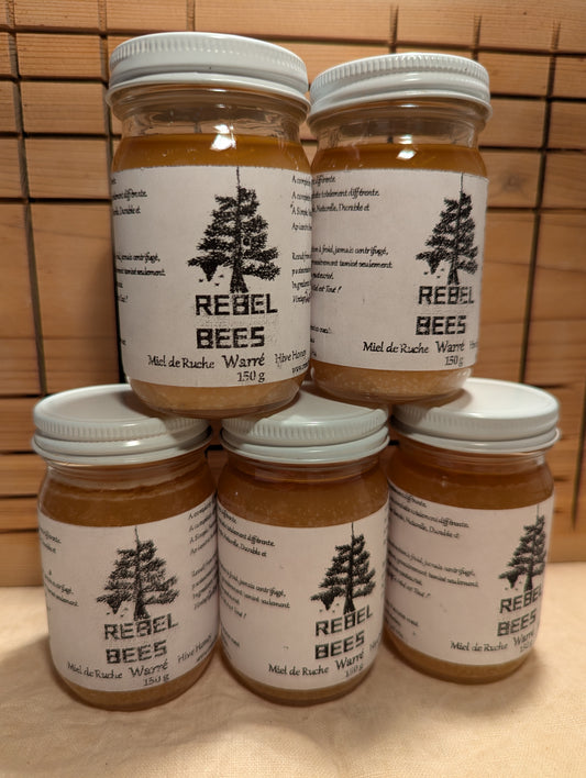 RebelBees Honey 2024 - Jar of 150 g - Copyrights RebelBees 2026