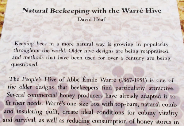Natural Beekeeping with the Warré Hive - Copyrights RebelBees 2016