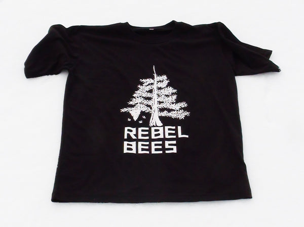 RebelBees Black T-shirt - Copyrights RebelBees 2016